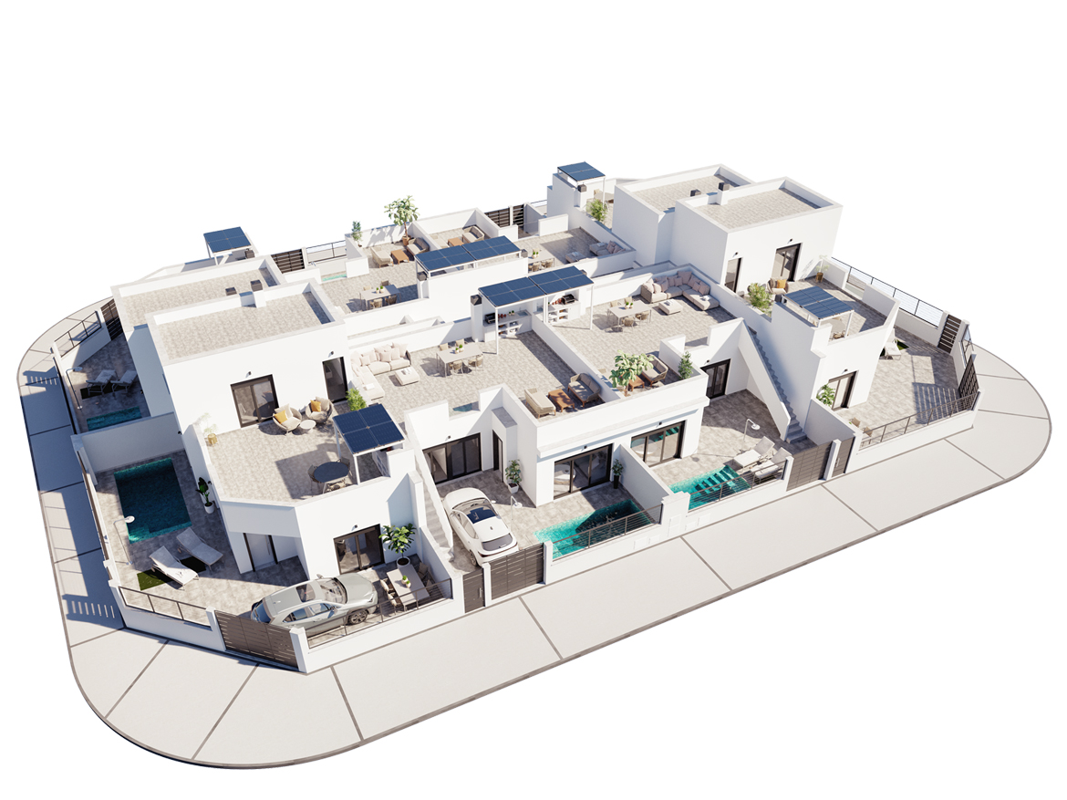 Schakelvilla Roldan_Costa Calida_AMIII_overzicht