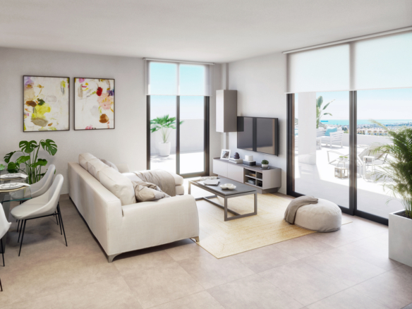 Appartement in Vera Playa_LVHE_woonkamer