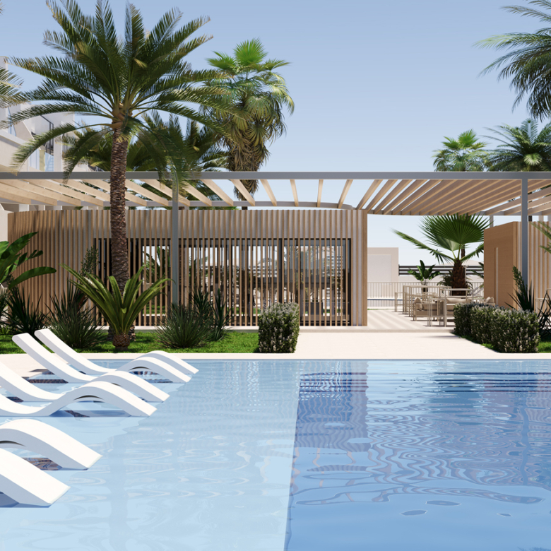 Appartement in San Cayetano_PCRNS_zwembad