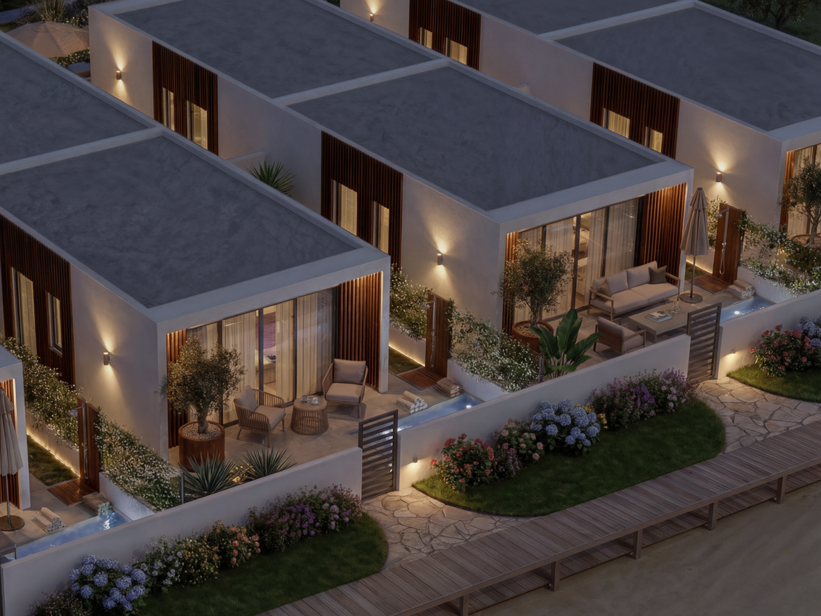 Villa in Vera Playa_DVDV_nw_avond Villa in Vera Playa_DVDV_nw_avond