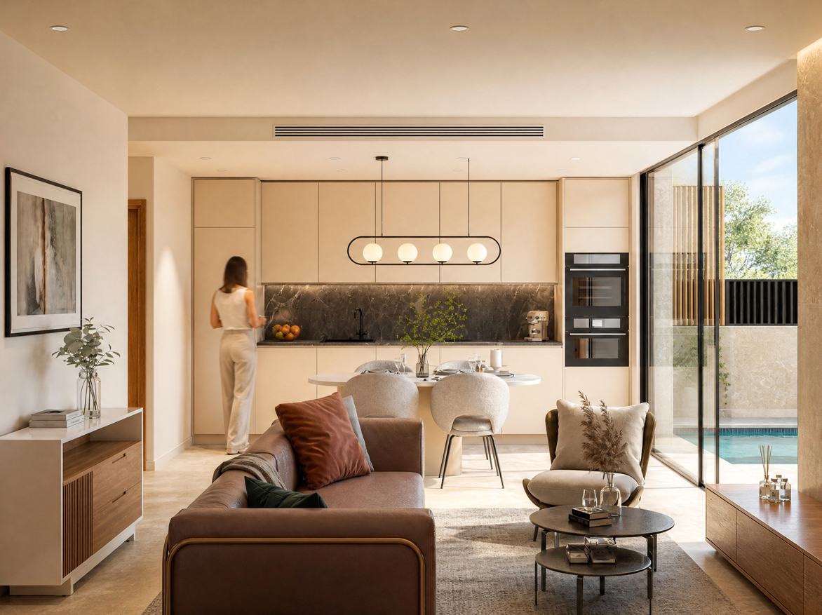 Villa op Condado de Alhama_ANNL_gelijkvl_woonkamer_keuken Villa op Condado de Alhama_ANNL_gelijkvl_woonkamer_keuken